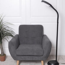 Load image into Gallery viewer, 5 Ft Adjustable Deluxe Natural Light Floor Lamp-Black