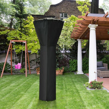 Load image into Gallery viewer, Patio Standing Propane Heater Cover Waterproof with Zipper and Bag-Black