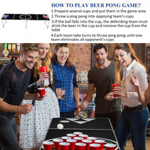 Load image into Gallery viewer, 8 Foot Portable Party Drinking Game Table