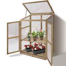 Load image into Gallery viewer, Garden Portable Wooden Raised Plants Greenhouse