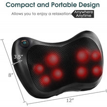Load image into Gallery viewer, Shiatsu Shoulder Neck Back Massage Pillow
