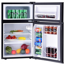 Load image into Gallery viewer, 3.2 cu ft. Compact Stainless Steel Refrigerator-Black