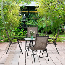 Load image into Gallery viewer, Set of 4 Patio Folding Chairs