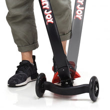 Load image into Gallery viewer, Folding Kids C Shape Anti-Collision Adjustable Kick Scooter -Red