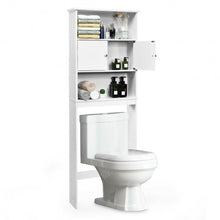 Load image into Gallery viewer, Bathroom Wood Organizer Shelf Storage Rack with Cabinet