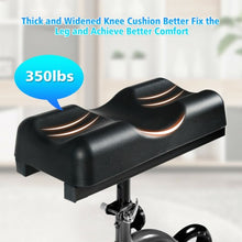 Load image into Gallery viewer, Medical Steerable Knee Walker with Dual Braking System-Black