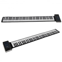 Load image into Gallery viewer, Rechargeable 88 Keys Electronic Roll up Piano with Pedal