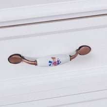 Load image into Gallery viewer, Storage Solid Wood End Nightstand w/ 3 Drawers -White