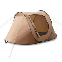 Load image into Gallery viewer, Waterproof 2-3 Person Camping Tent-Brown