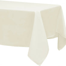 Load image into Gallery viewer, 10 pcs 60" x 102" Rectangle Polyester Tablecloth-Ivory