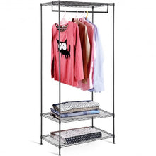 Load image into Gallery viewer, 3-Tier Portable Clothing Rack Garment Hanger