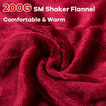 Load image into Gallery viewer, 62" x 84" Flannel Heated Electric Blanket with 10 Heating Levels-Red