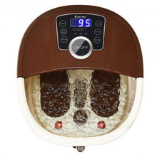 Load image into Gallery viewer, Portable Electric Foot Spa Bath Shiatsu Roller Motorized Massager-Brown