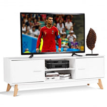 Load image into Gallery viewer, Entertainment Center Console Cabinet TV Stand with 2 Doors