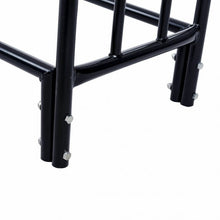 Load image into Gallery viewer, 4' Outdoor Heavy Duty Steel Firewood Wood Storage Rack