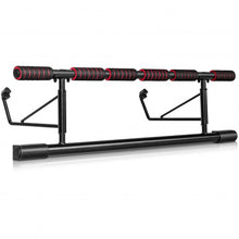 Load image into Gallery viewer, Foldable Pull Up Bar Doorway Chin Up Bar with Foam Grip for Home Gym