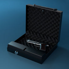 Load image into Gallery viewer, Gun Security Safe Quick-Access Firearm Safety Device with Keypad/Key Access