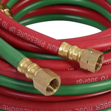 Load image into Gallery viewer, 300PSI 50ft 1/4" Twin Welding Torch Hose Oxygen Cutting