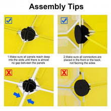 Load image into Gallery viewer, DIY Cube Portable Closet Wardrobe Storage Cabinet with Doors-Yellow