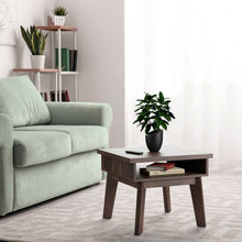 Load image into Gallery viewer, 2-Tier Nightstand Space-Saving Side Sofa End Table