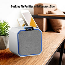 Load image into Gallery viewer, Desktop HEPA Air Purifier Home Air Cleaner with 2-in-1 Composite HEPA Filter