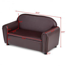 Load image into Gallery viewer, Kids Sofa Armrest Chair w/ Storage Function