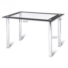 Load image into Gallery viewer, Modern Dining Kitchen Tempered Glass Table