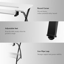 Load image into Gallery viewer, Sewing Craft Table Computer Desk with Adjustable Platform