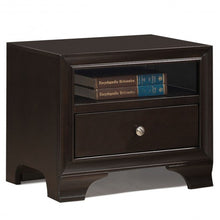 Load image into Gallery viewer, Nightstand Sofa Side Table End Table Storage Drawer -Brown