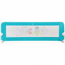 Load image into Gallery viewer, 69" Breathable Baby Toddlers Bed Rail Guard Safety Swing Down-Blue