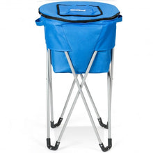 Load image into Gallery viewer, Portable Insulated Tub Party Picnic Cooler with Folding Stand-Blue