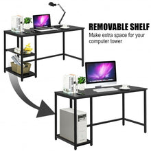 Load image into Gallery viewer, 47"/55" Computer Desk Office Study Table Workstation Home w/ Adjustable Shelf-L