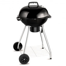 Load image into Gallery viewer, 18.5" Outdoor Backyard Cooking Kettle Charcoal Grill with Wheels