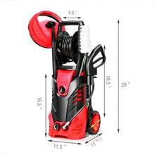 Load image into Gallery viewer, 3000 PSI Electric High Pressure Washer With Patio Cleaner -Red