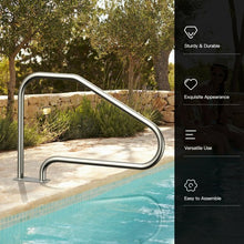 Load image into Gallery viewer, 49" Stainless Steel Mounted Swimming Pool Stair Rail