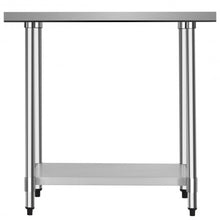 Load image into Gallery viewer, 24" x 36" Stainless Steel Commercial Kitchen Food Prep Table