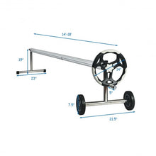 Load image into Gallery viewer, 21 Ft Aluminum Pool Cover Reel Set