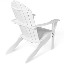 Load image into Gallery viewer, Outdoor Solid Wood Durable Patio Adirondack Chair-White
