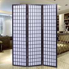 Load image into Gallery viewer, 3 Panel Wood Folding Privacy Room Divider-Cherry