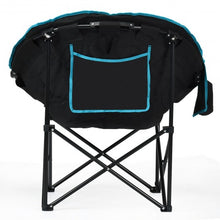 Load image into Gallery viewer, Moon Saucer Steel Camping Chair Folding Padded Seat