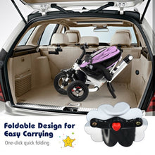 Load image into Gallery viewer, 6-In-1 Kids Baby Stroller Tricycle Detachable Learning Toy Bike-Pink