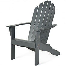 Load image into Gallery viewer, Outdoor Solid Wood Durable Patio Adirondack Chair-Gray
