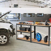 Load image into Gallery viewer, 35.5" x 71" Adjustable 5-Layer 2000 lbs Capacity Tool Shelf -Black