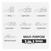 Load image into Gallery viewer, Adjustable Memory Foam Reading Sleep Back Support Pillow-Gray