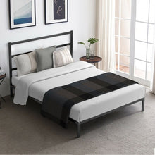 Load image into Gallery viewer, Queen Size Metal Bed Platform Frame with Headboard