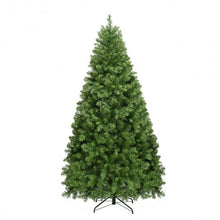 Load image into Gallery viewer, Pre-Lit Artificial PVC Christmas Tree with LED Lights and Stand-6'