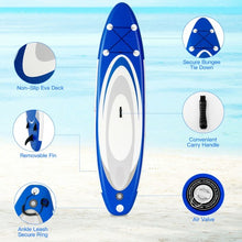 Load image into Gallery viewer, 10' Inflatable Stand Up Paddle Surfboard with Bag