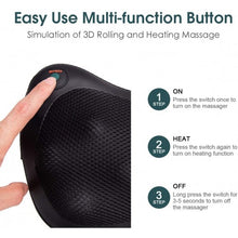 Load image into Gallery viewer, Shiatsu Shoulder Neck Back Massage Pillow
