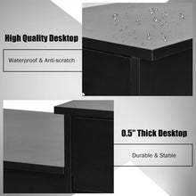 Load image into Gallery viewer, Computer Desk PC Laptop Table with Drawer and Shelf-Black