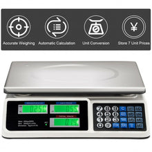 Load image into Gallery viewer, 66 lbs Digital Weight Scale Retail Food Count Scale